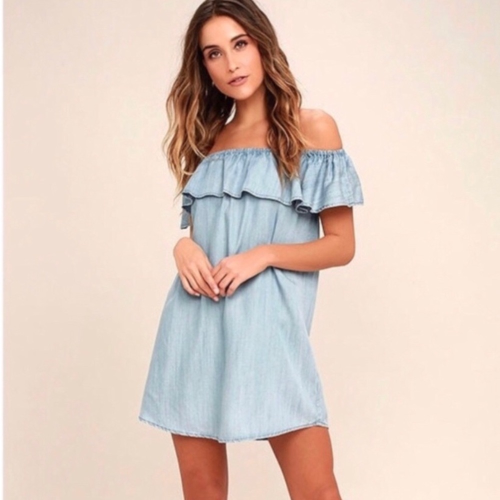 LuLu’s Light Denim Dress